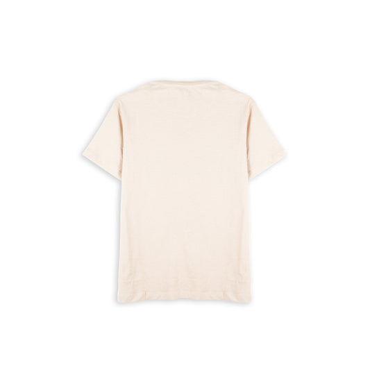T-Shirt Homem Yes Zee Bege com Estampado Cuba e Manga Curta
