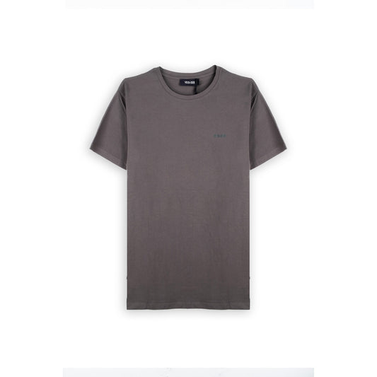 T-Shirt Homem Yes Zee Cinzenta com Logótipo Discreto