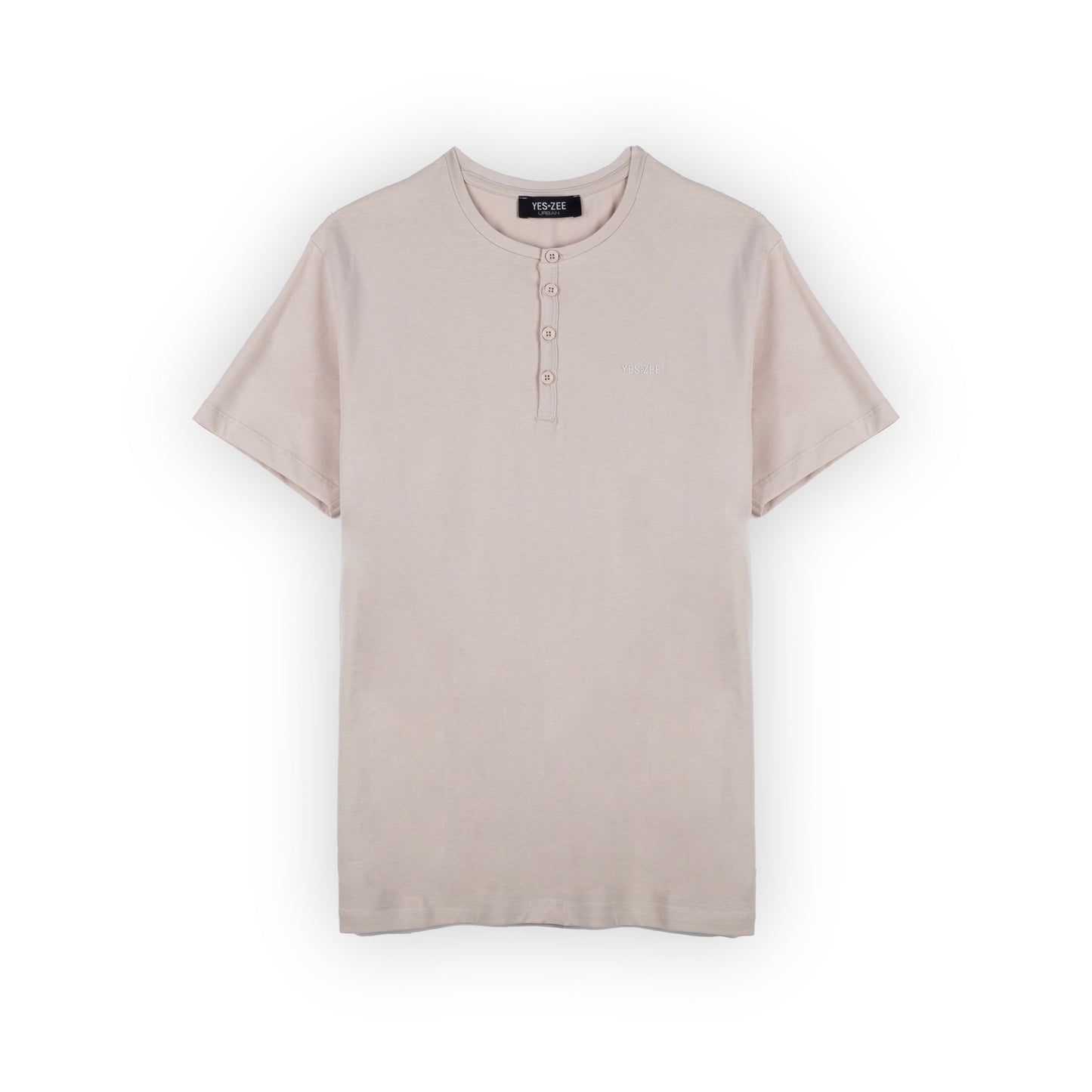 T-Shirt Homem Yes Zee Bege