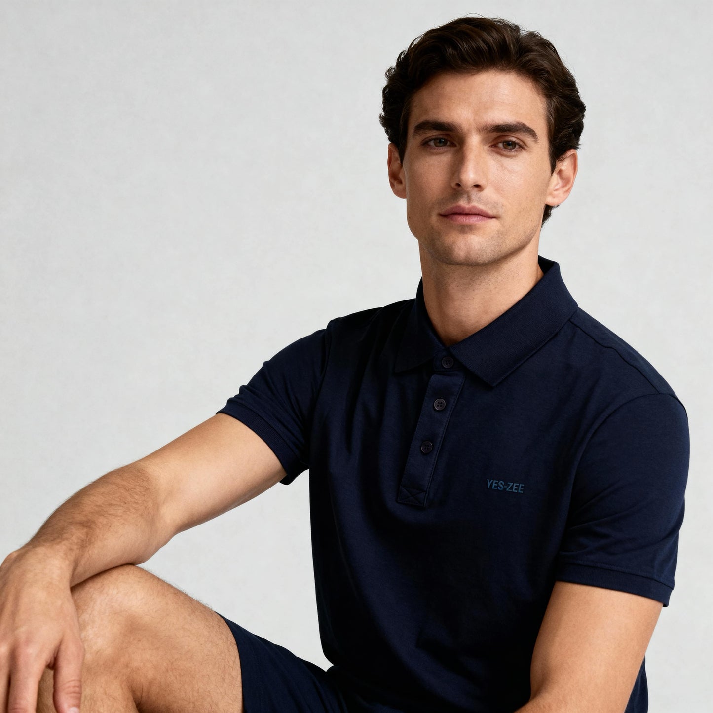 Polo Homem Yes Zee Azul