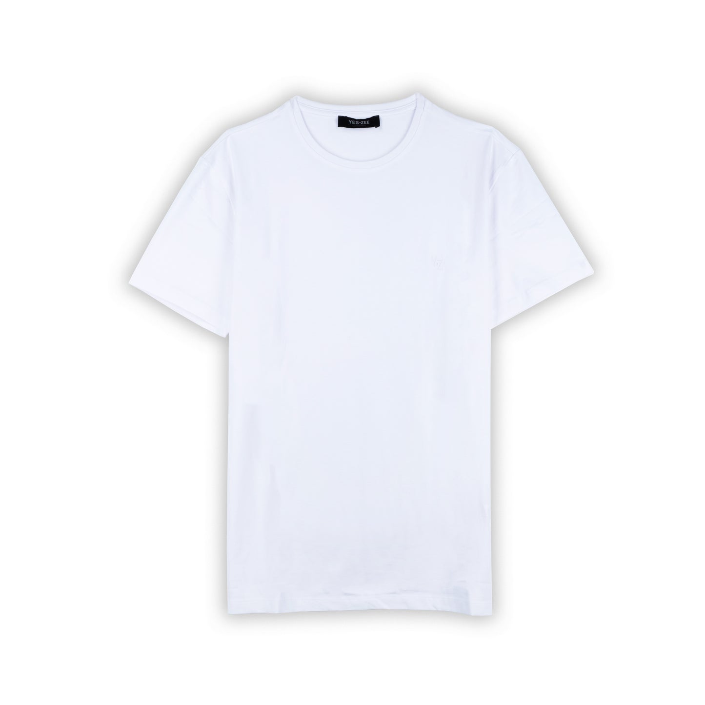 T-Shirt Homem Yes Zee Branca com Estilo Casual