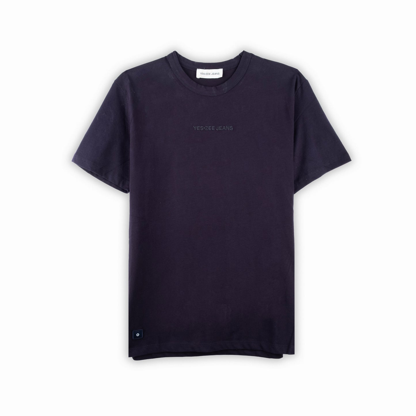 T-shirt Homem Yes Zee Preta com Logo Discreto