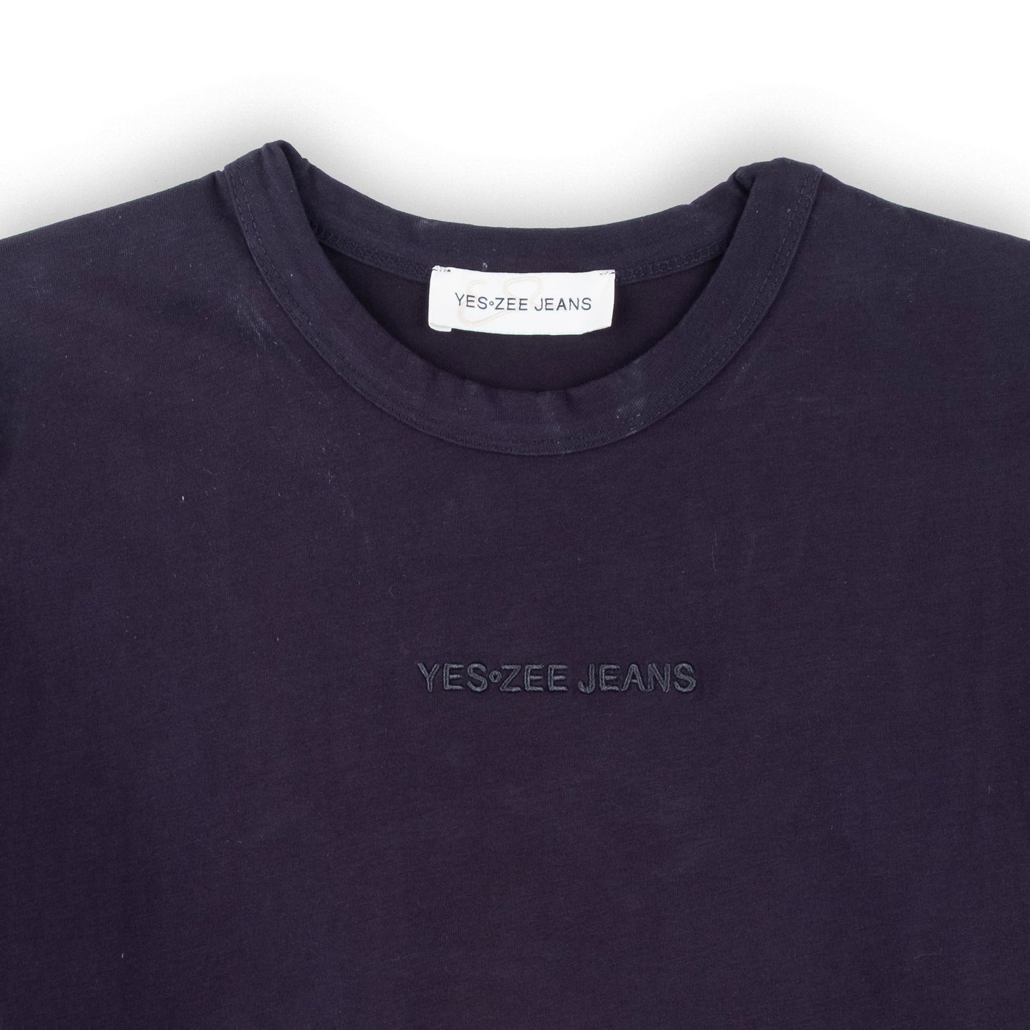 T-shirt Homem Yes Zee Preta com Logo Discreto