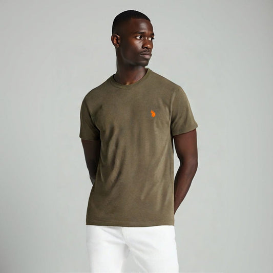 T-Shirt de Homem Verde US POLO – Estilo Casual e Conforto