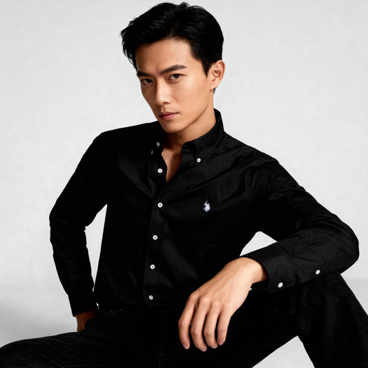 Camisa Us Polo Homem Azul Escuro