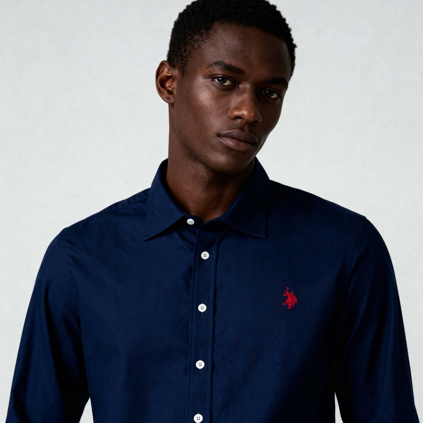 Camisa Us Polo Homem Azul