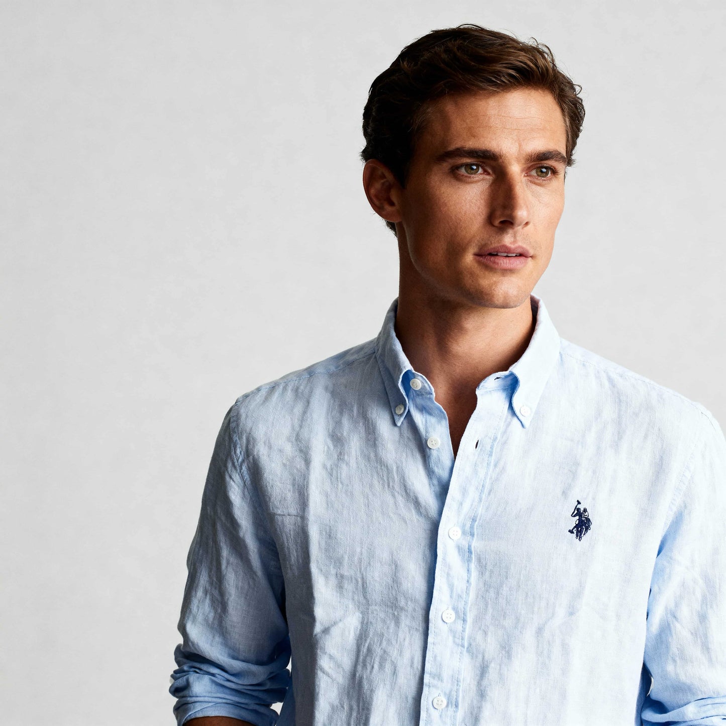 Camisa Us Polo Homem Branca