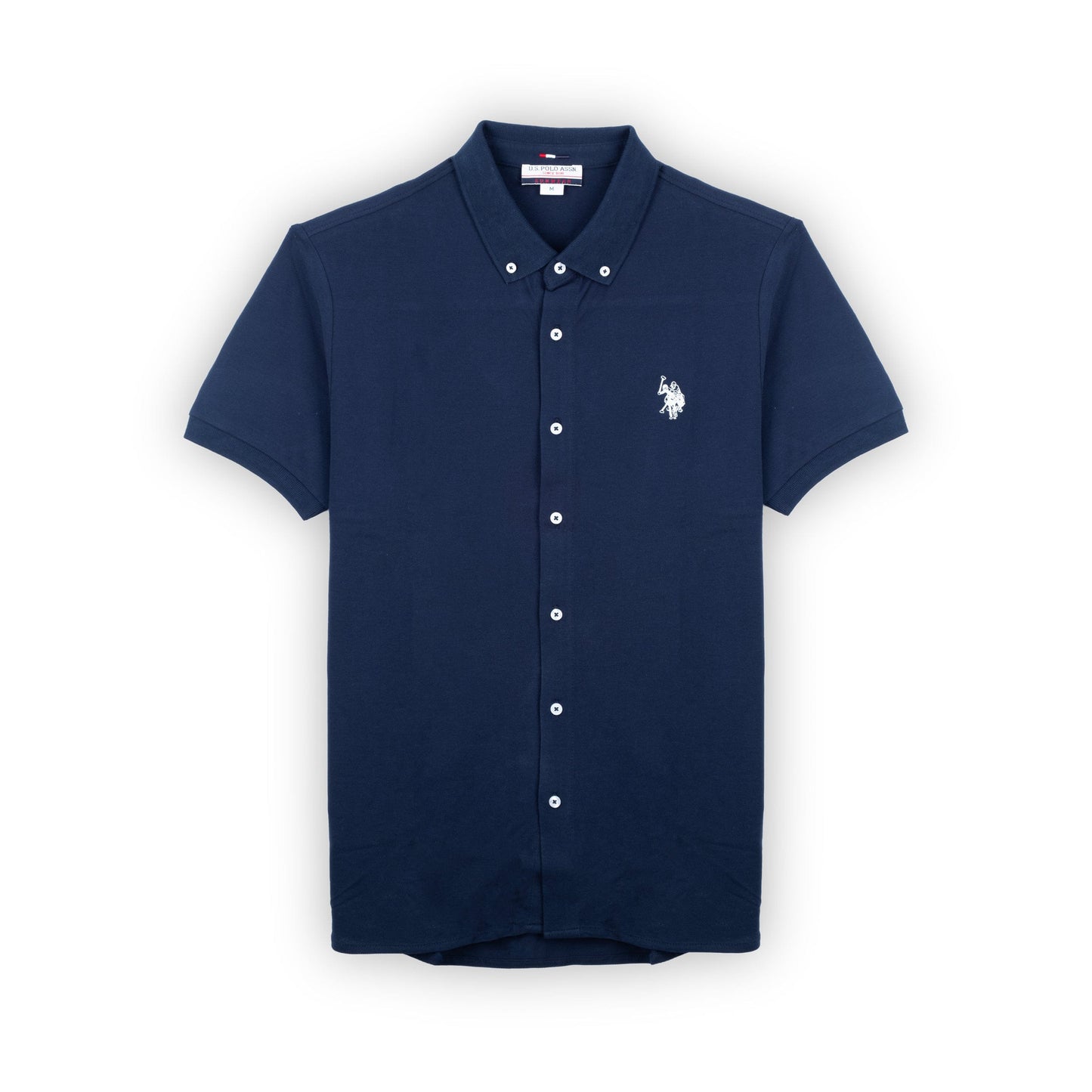 Camisa Manga Curta Homem US Polo Azul Marinho