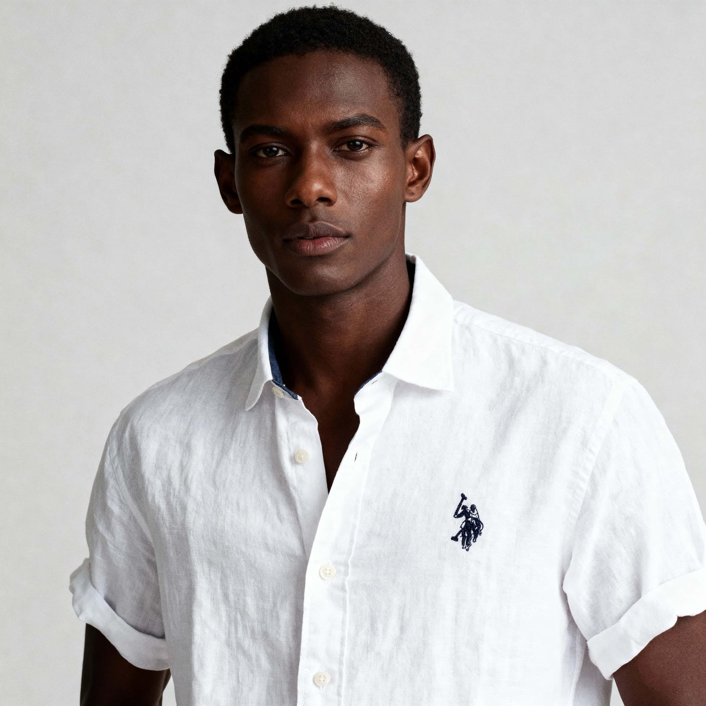 Camisa Us Polo Homem Branca