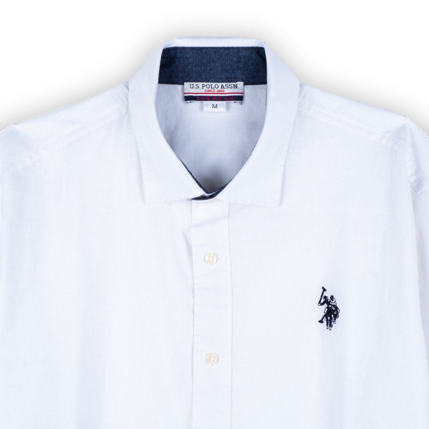 Camisa Us Polo Homem Branca