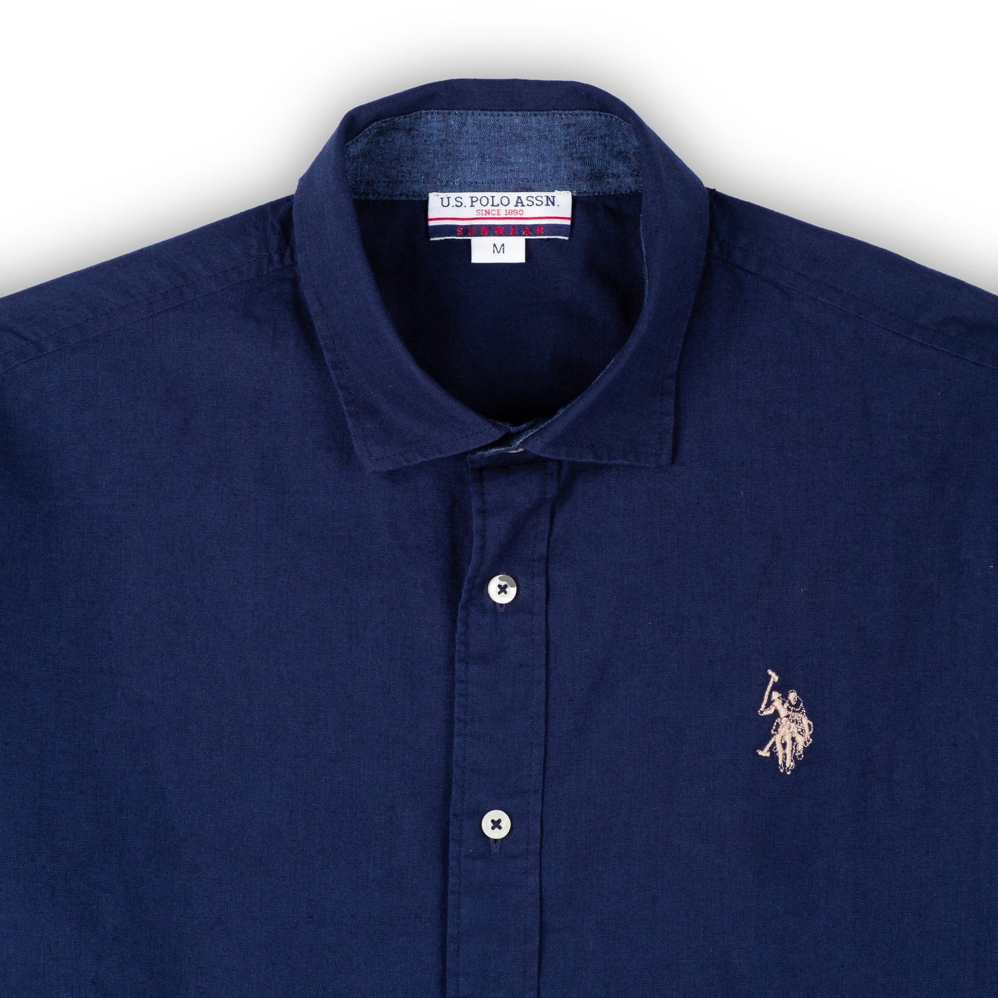 Camisa Us Polo Homem Azul