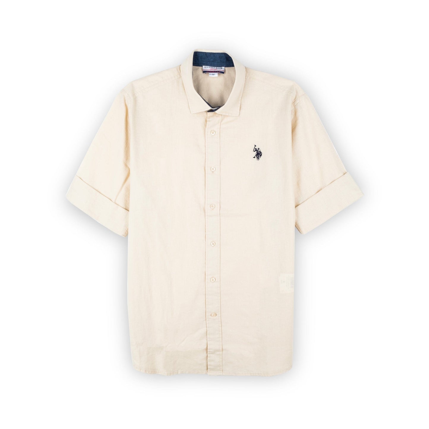 Camisa Us Polo Homem Bege