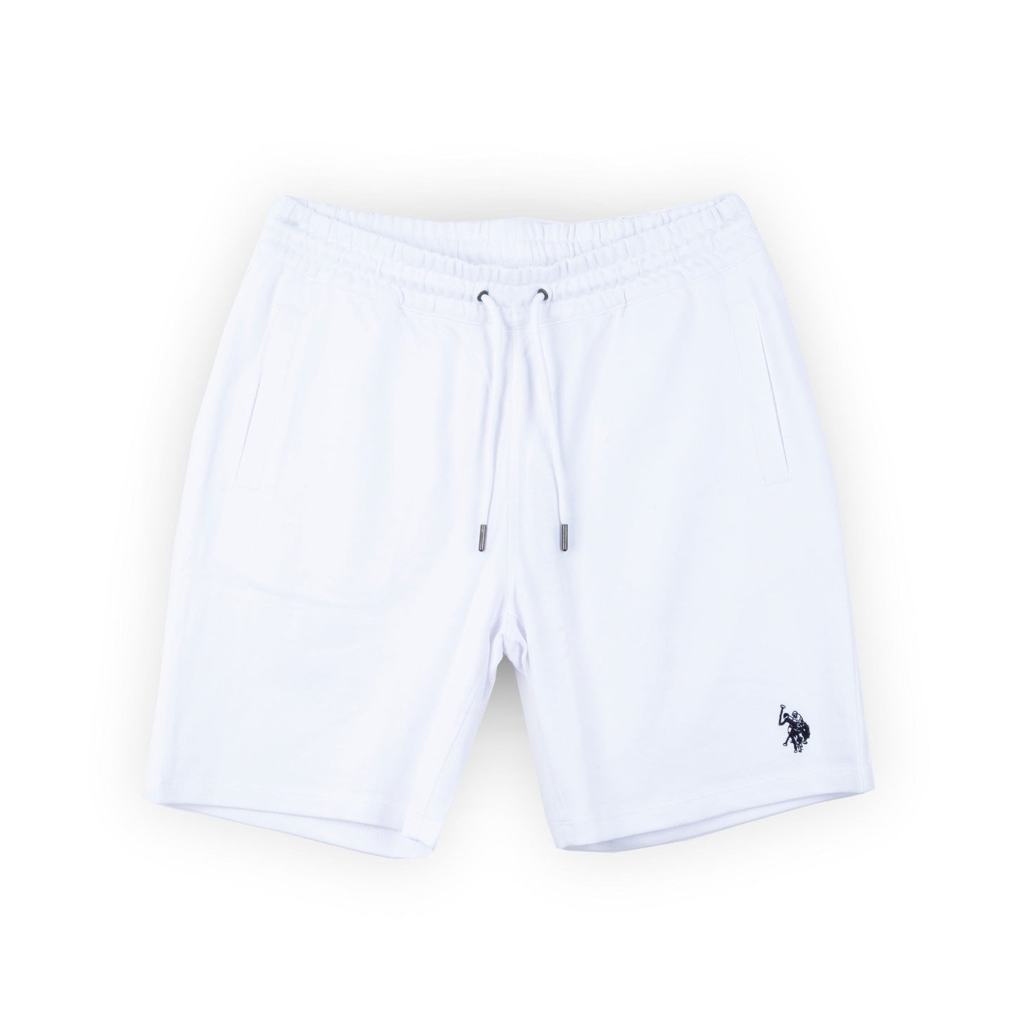 Calções Treino Homem US Polo Brancos com Logótipo Azul