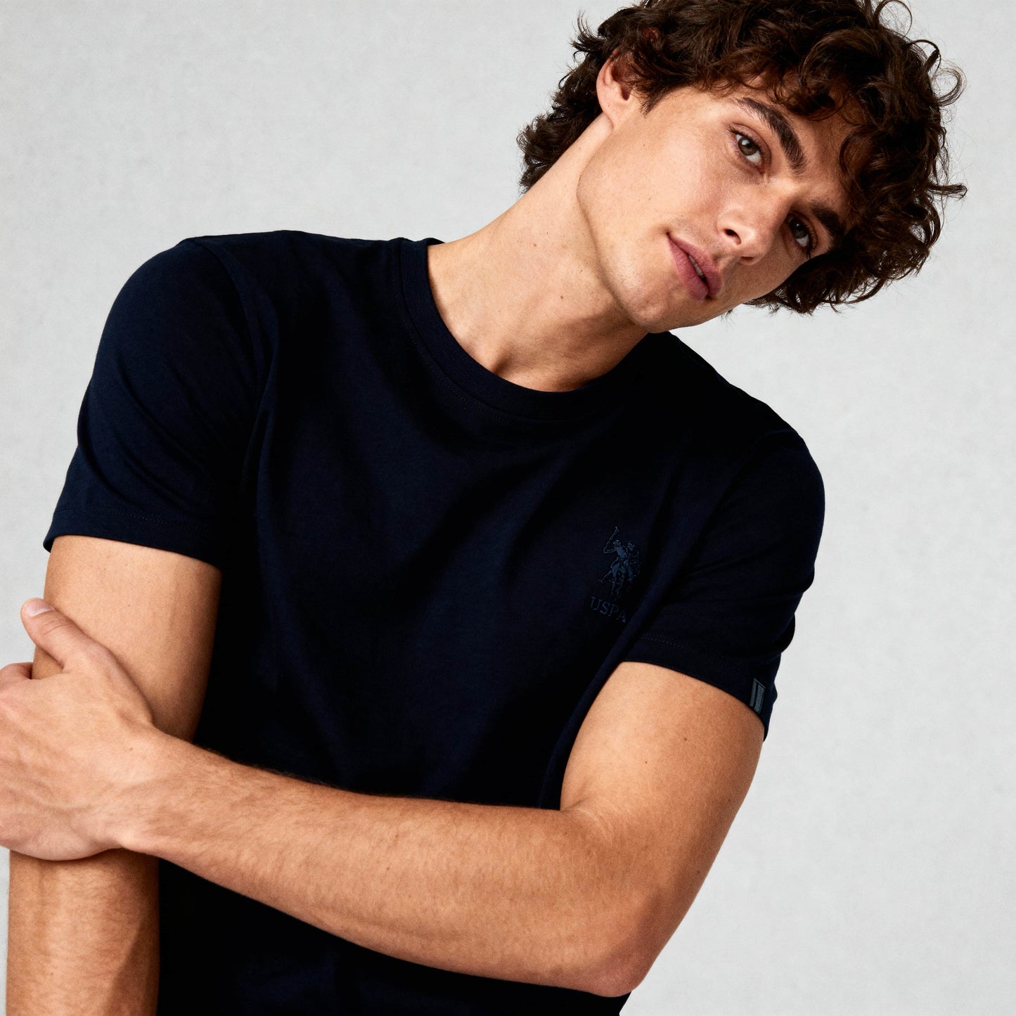 T-Shirt Homem Us Polo Homem Azul