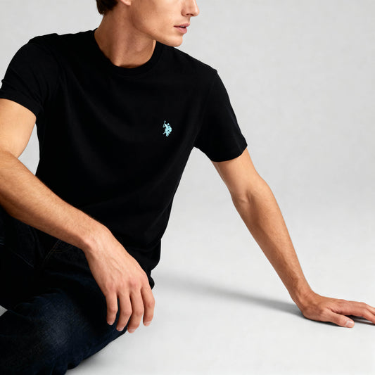 T-Shirt Homem Us Polo Homem Preta