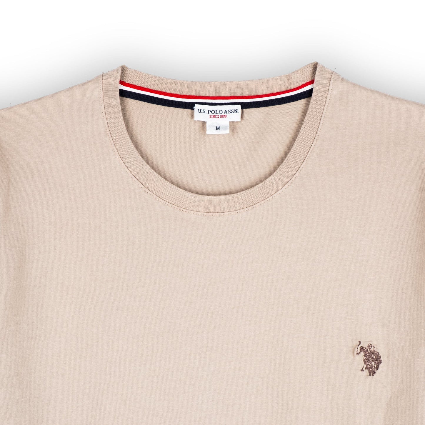 T-Shirt Homem Us Polo Homem Bege