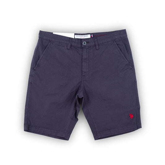 Calções Homem US Polo Azul Escuro com Logótipo Bordado