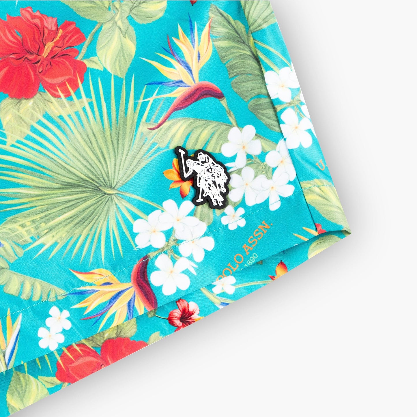 Calções Banho Homem Us Polo Verde multicolor