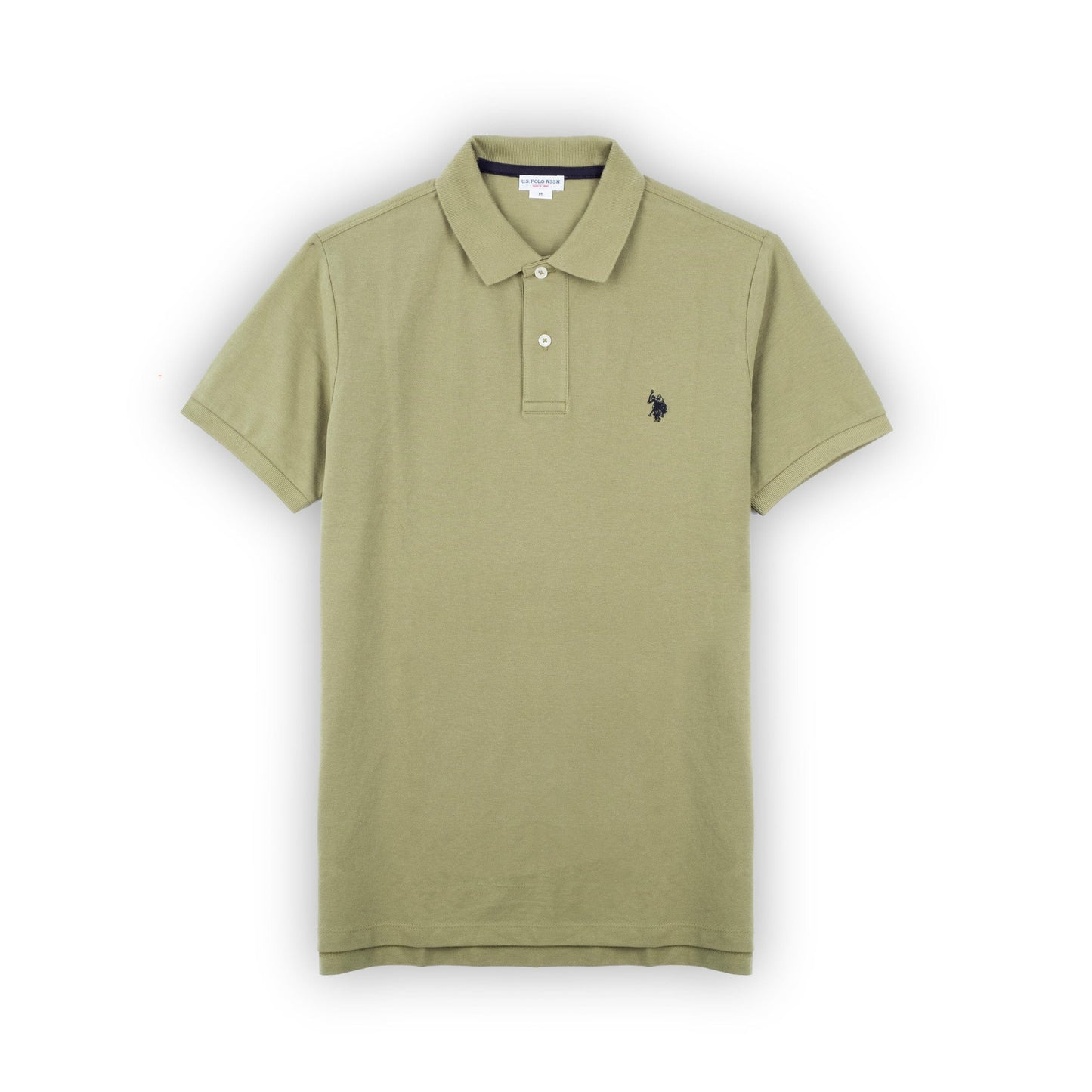 Polo Homem US Polo Verde com Logótipo Bordado