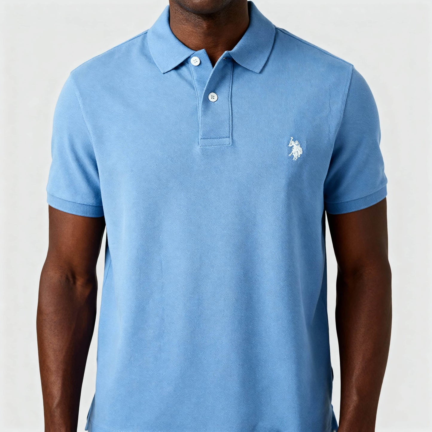 Polo Homem Us Polo Homem Azul Claro