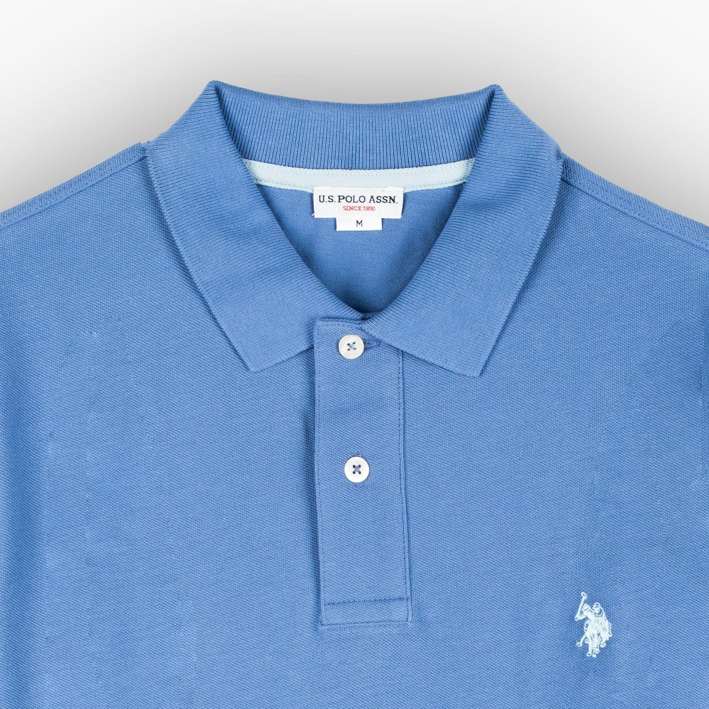 Polo Homem Us Polo Homem Azul Claro