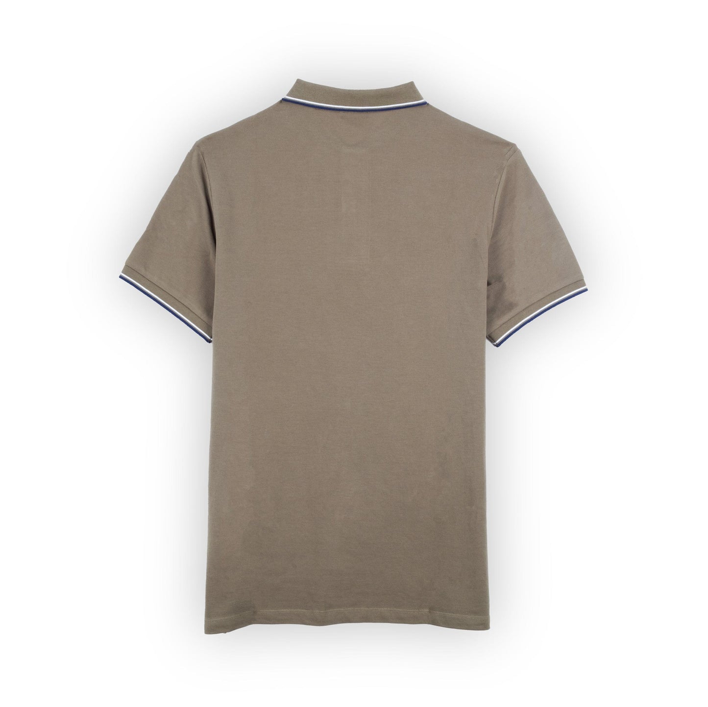 Polo Homem US Polo Verde Azeitona com Gola Contrastante