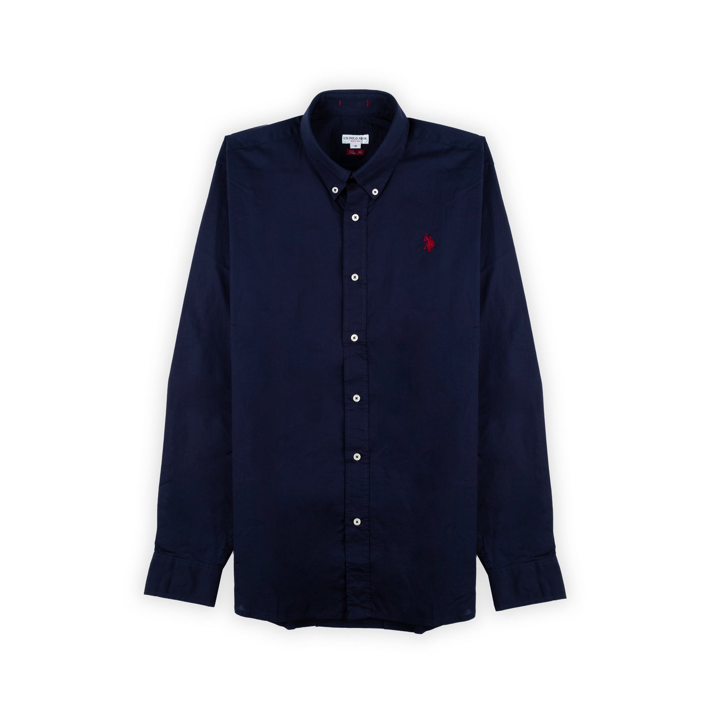 Camisa Homem US Polo, Azul Marinho, Botões Brancos