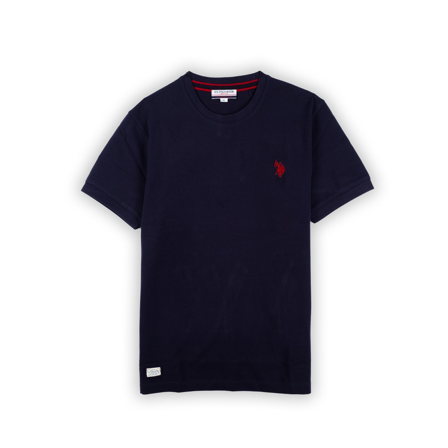 T-Shirt Homem US Polo Azul Marinho com Logo Bordado