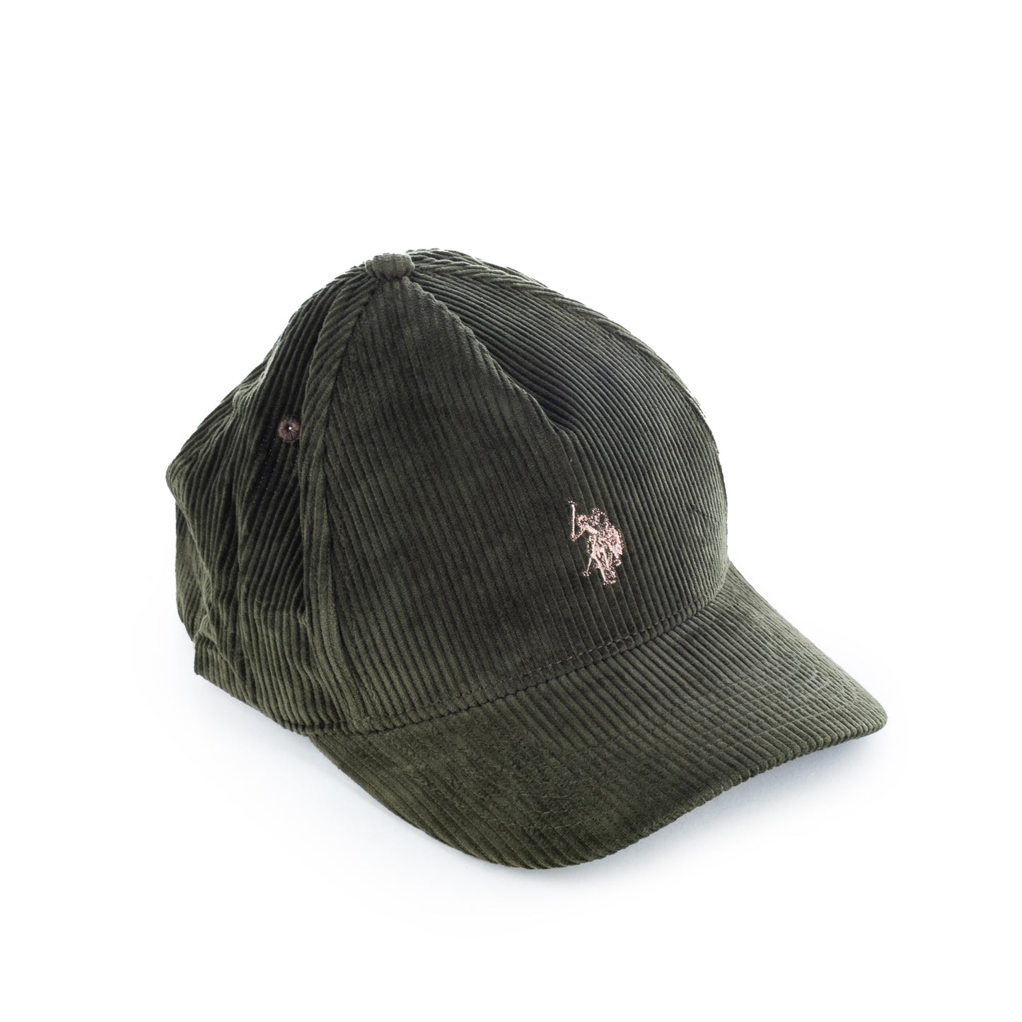 Boné Masculino US Polo Verde Azeitona com Bordado