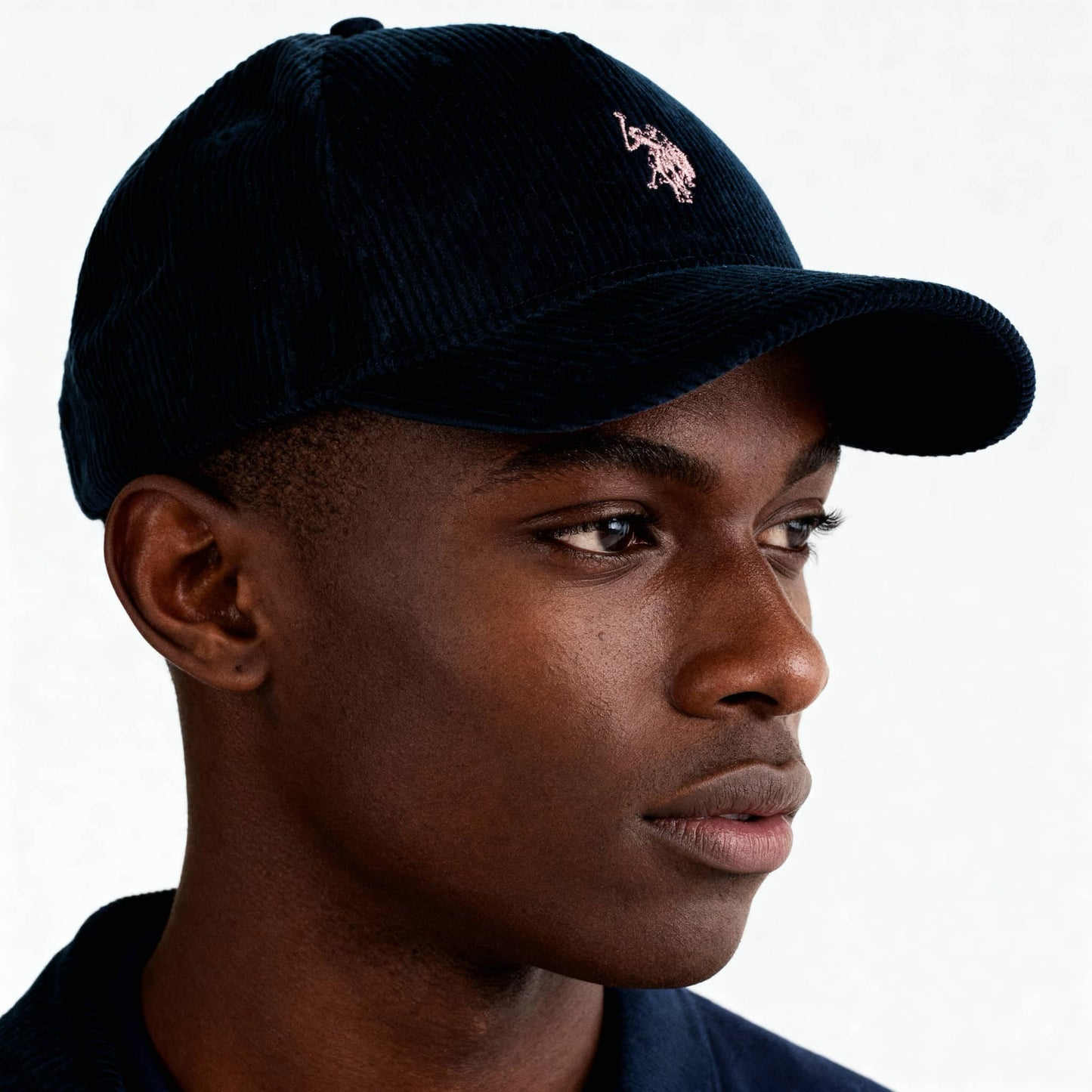 Boné Masculino US Polo Azul Marinho com Logotipo Bordado