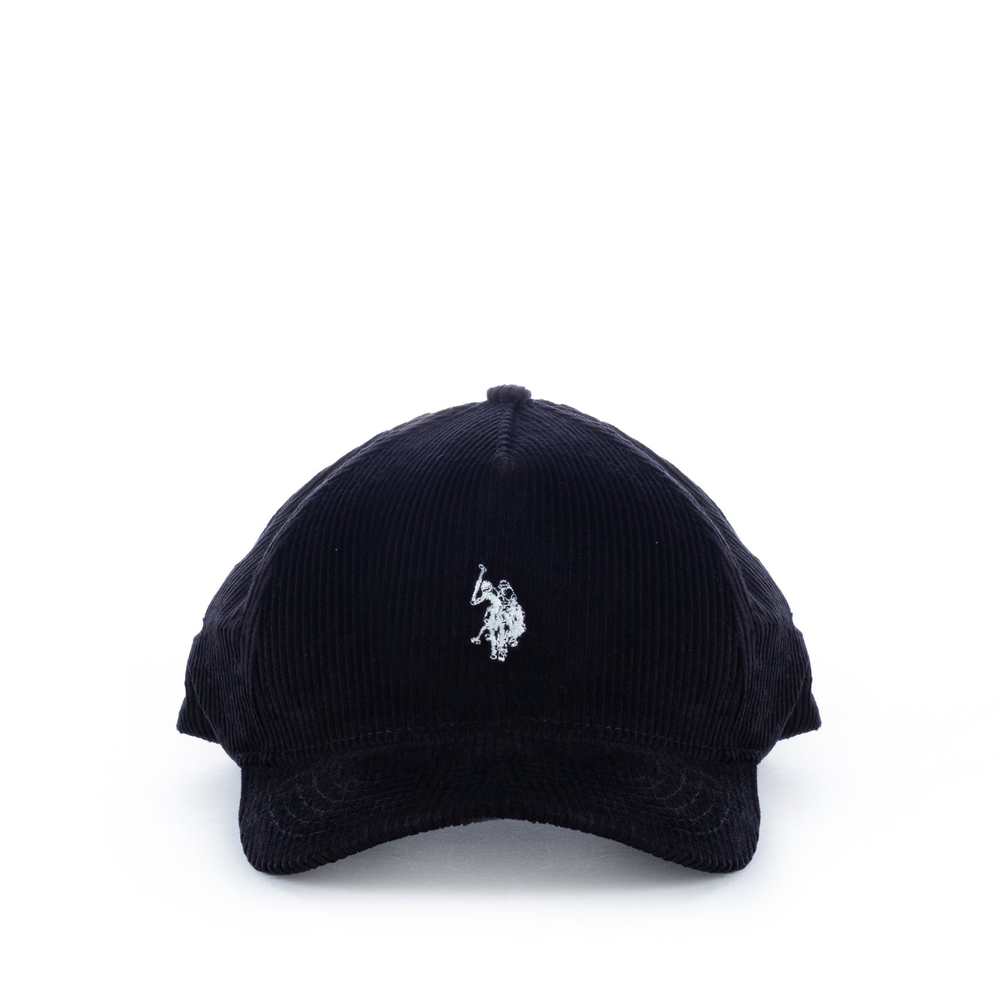 Boné Masculino US Polo Preto com Logo Bordado