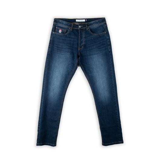 Calças de Ganga Homem U.S. Polo Assn. Azul Escuro com Efeito Desgastado