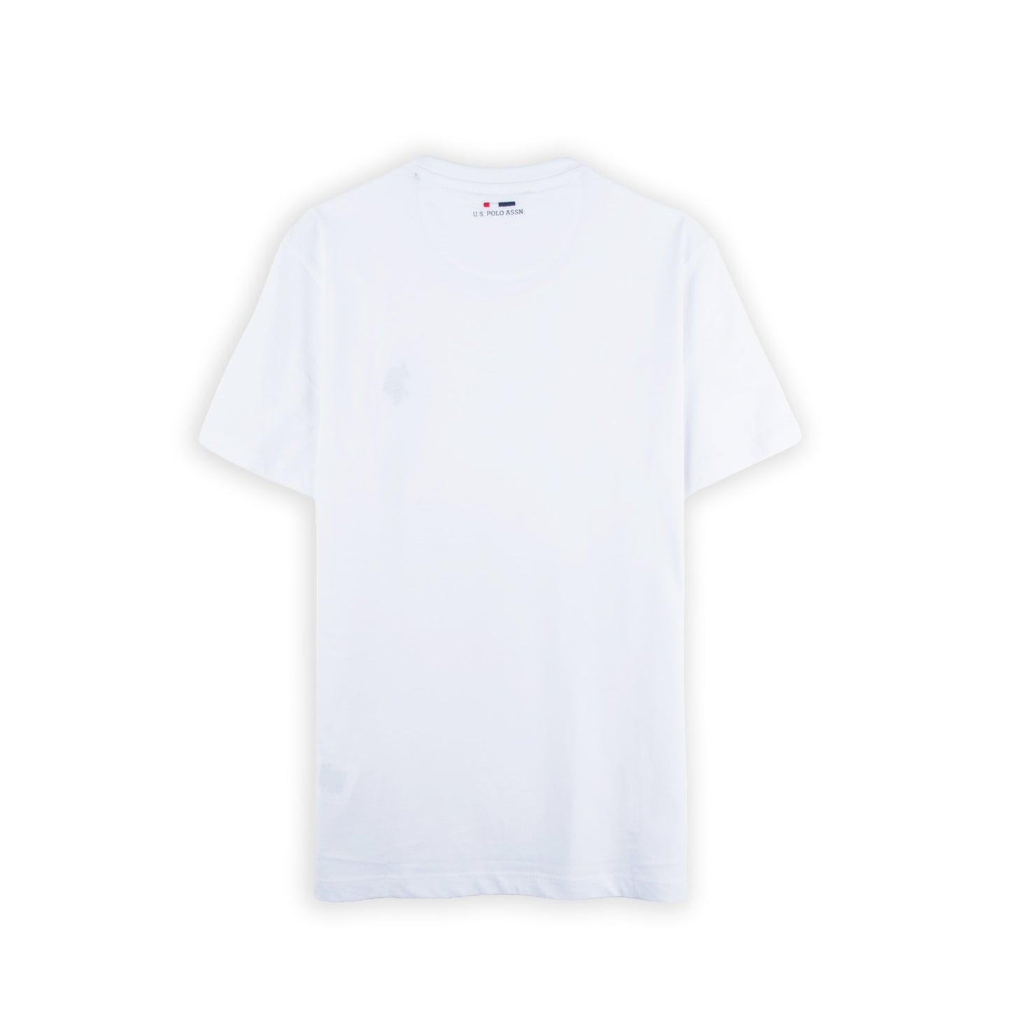 T-shirt Homem U.S. Polo Assn. Branca com Logótipo Bordado