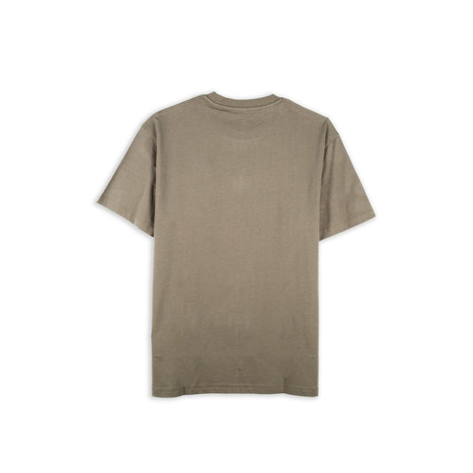 T-shirt Homem U.S. Polo Assn. Caqui com Logótipo Multicolor