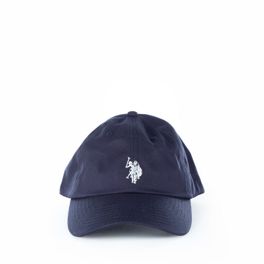 Boné US Polo Azul Escuro com Logo Bordado Frontal