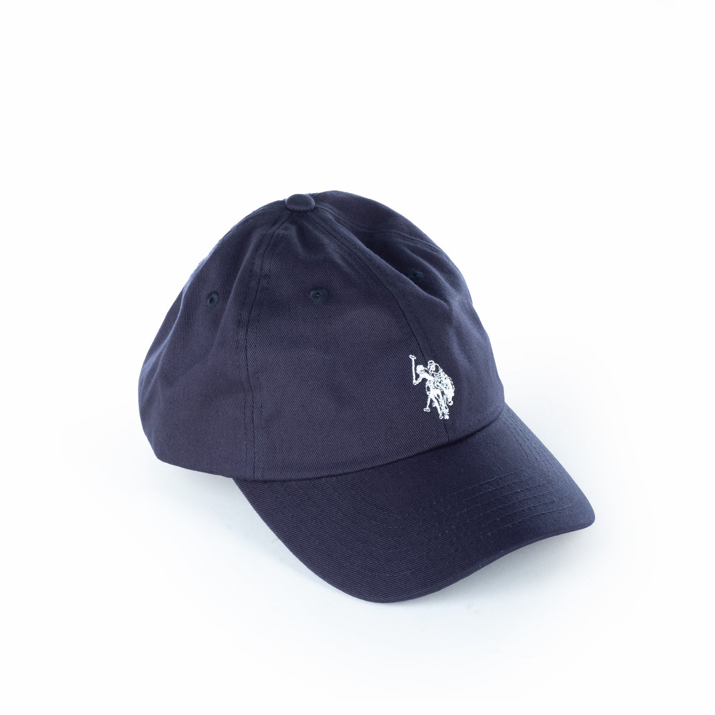 Boné US Polo Azul Escuro com Logo Bordado Frontal
