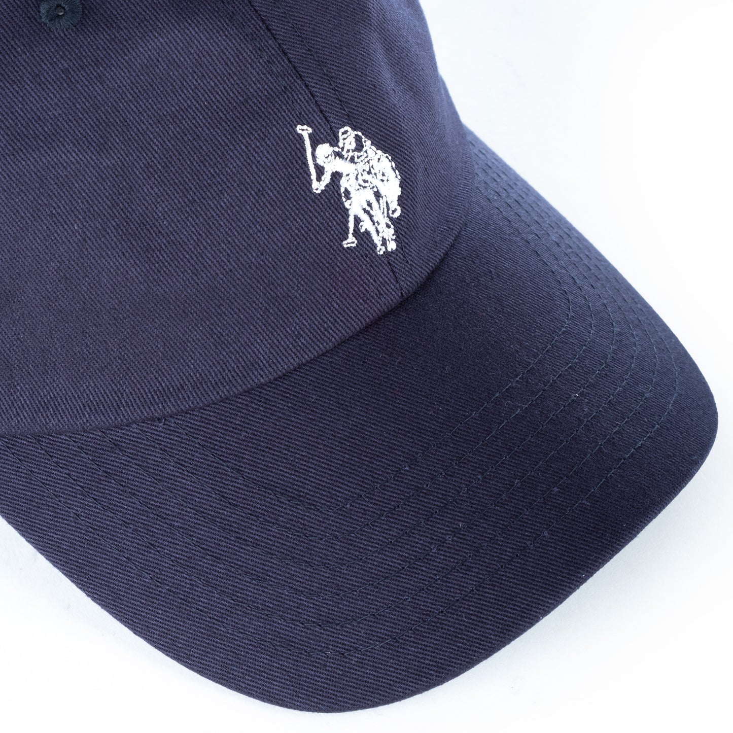 Boné US Polo Azul Escuro com Logo Bordado Frontal