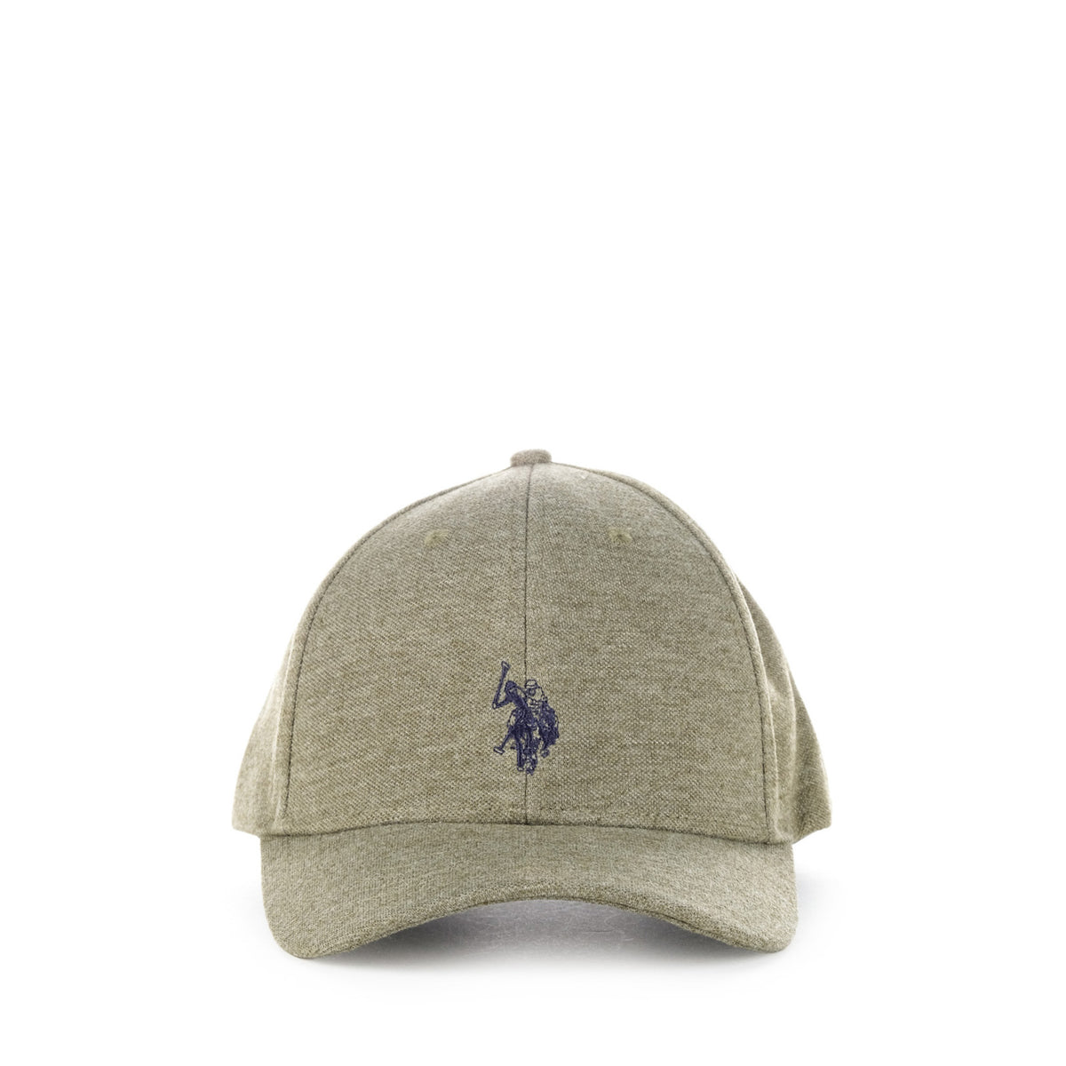 Boné Homem U.S. Polo Assn. Caqui com Logótipo Contrastante