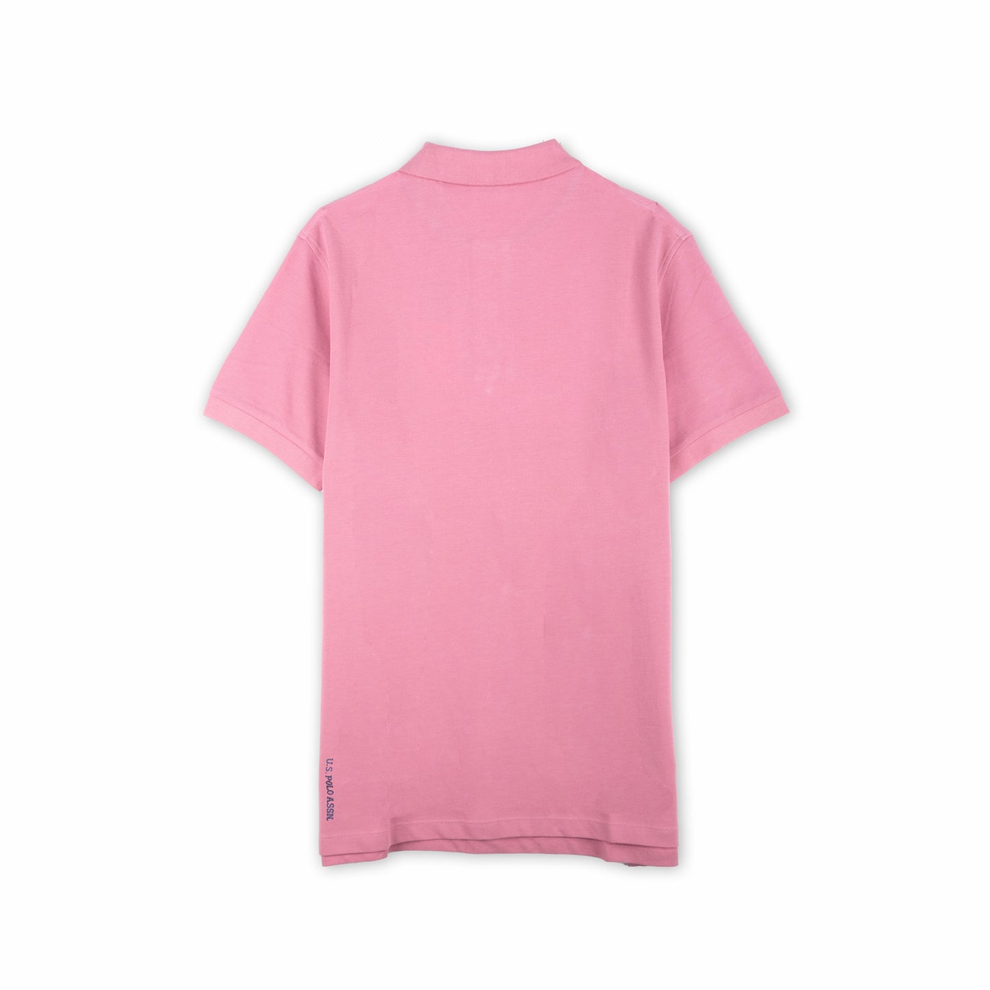 Polo Homem US Polo Rosa com Logo Bordado no Peito e Gola Clássica