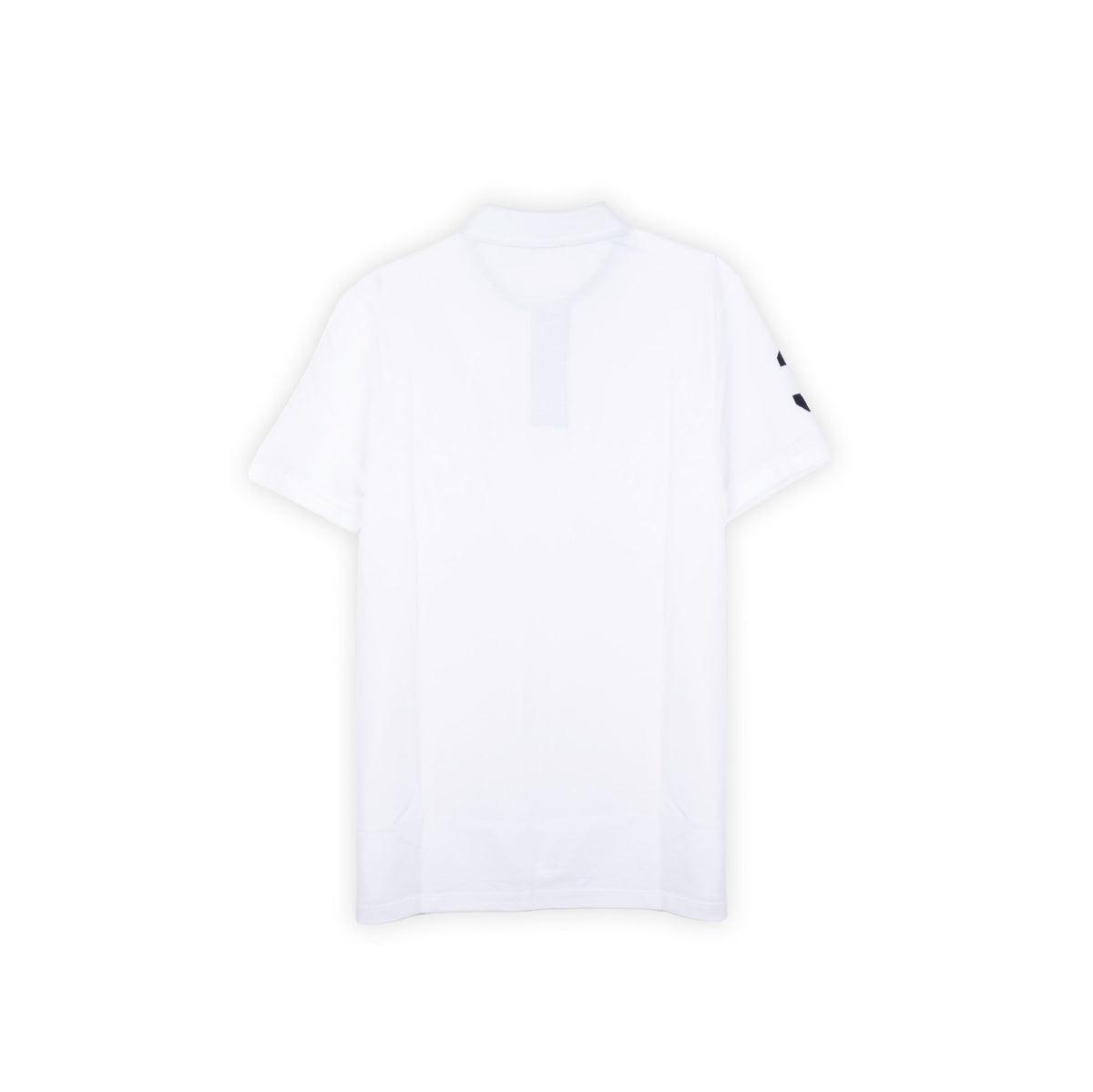 Polo Homem U.S. Polo Assn. Branco com Logótipo e Número 3