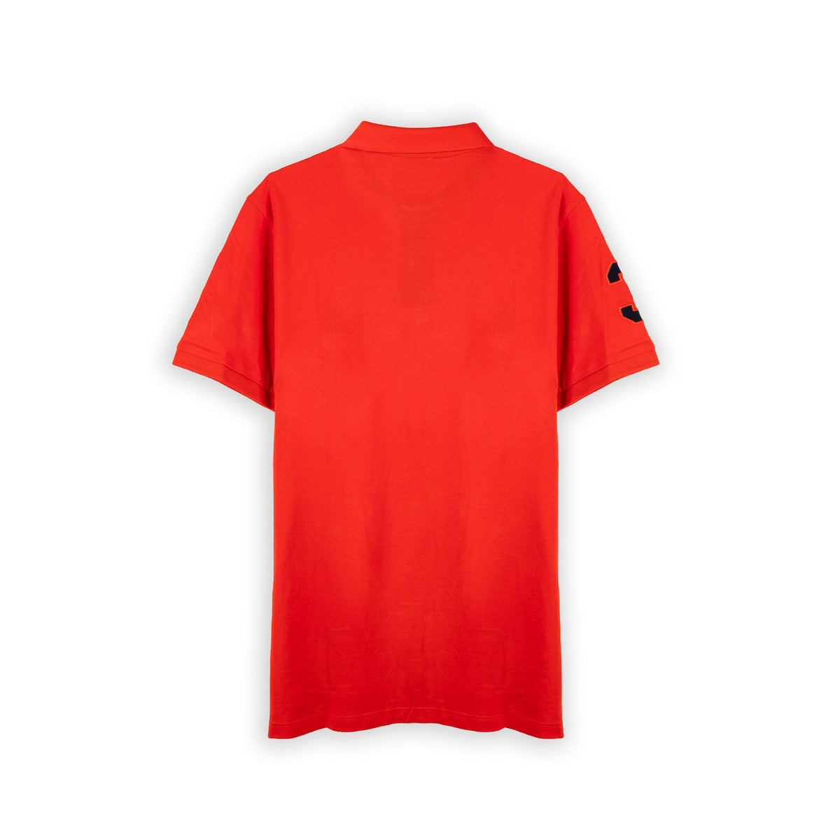 Polo Homem U.S. Polo Assn. Vermelho com Logótipo e Número 3