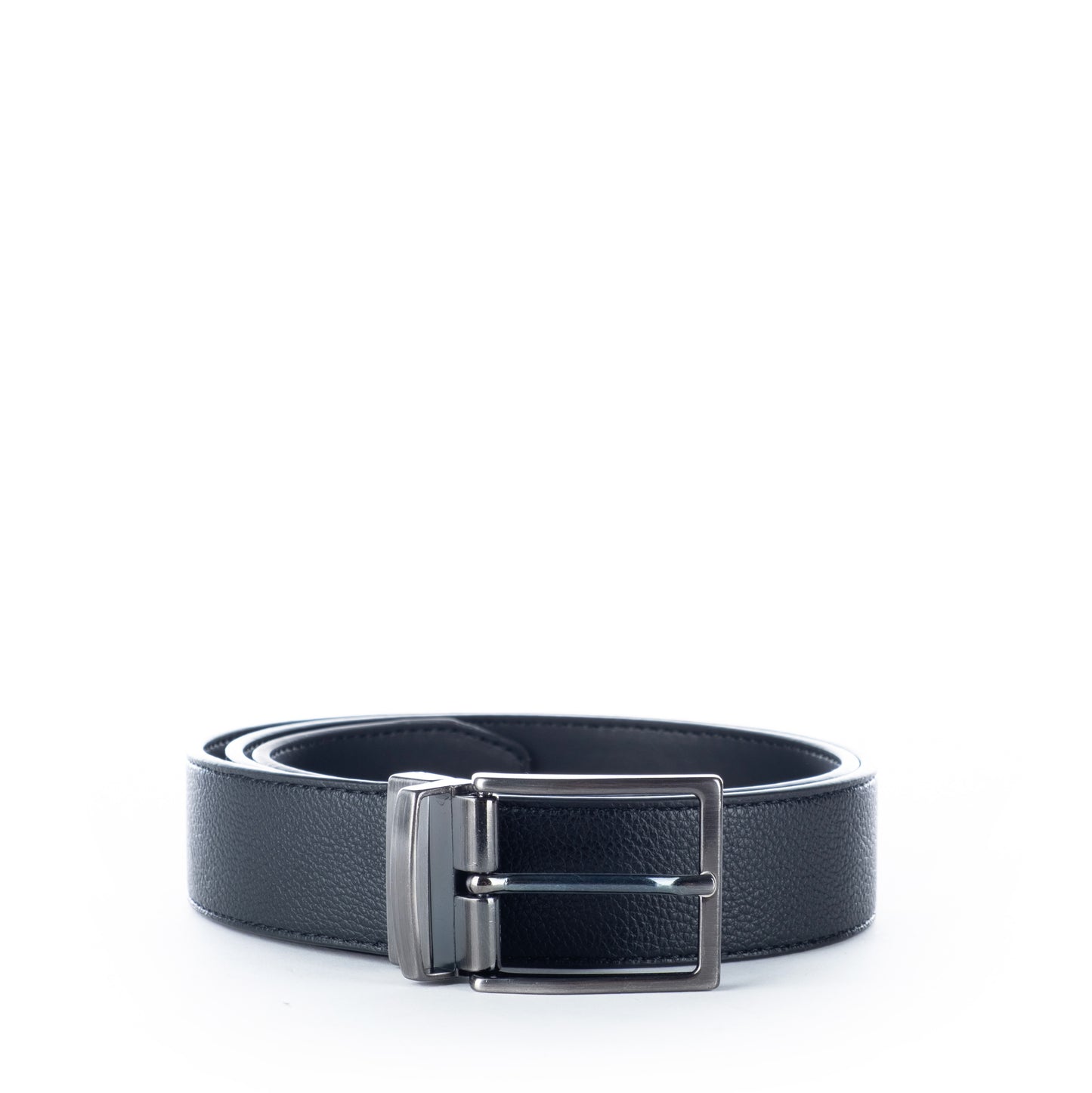 Cinto Homem US Polo Preto com Fivela Metálica