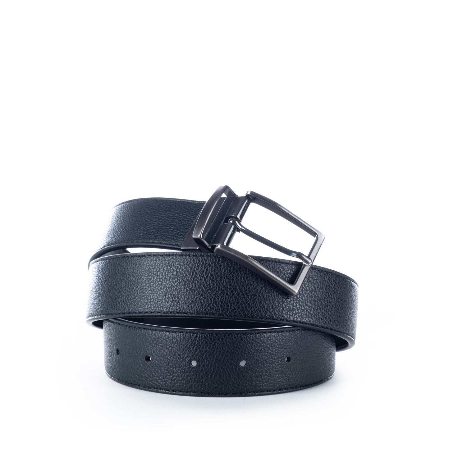 Cinto Homem US Polo Preto com Fivela Metálica