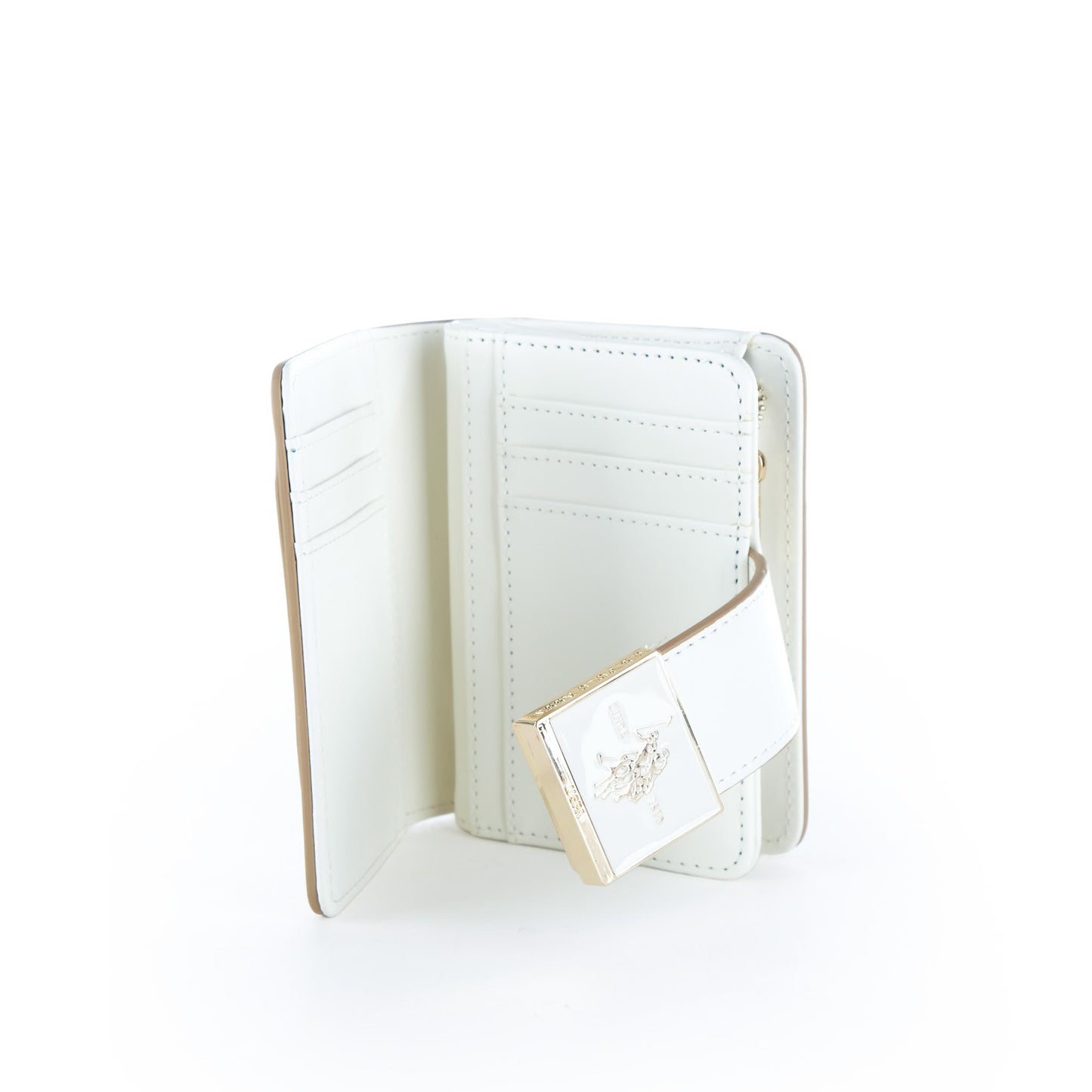 Porta-Moedas U.S. Polo Assn. Branco com Aba