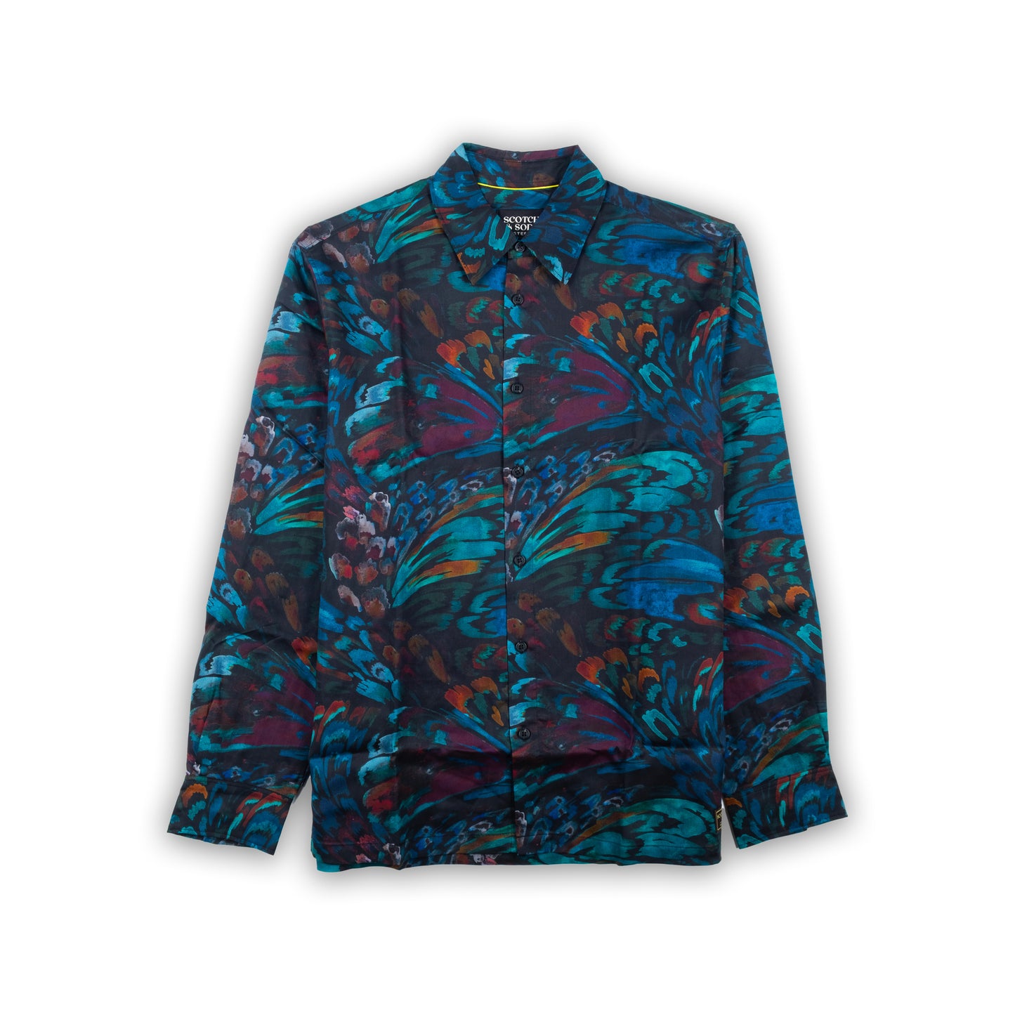 Camisa Homem Scotch & Soda Multicolor com Padrão Tropical