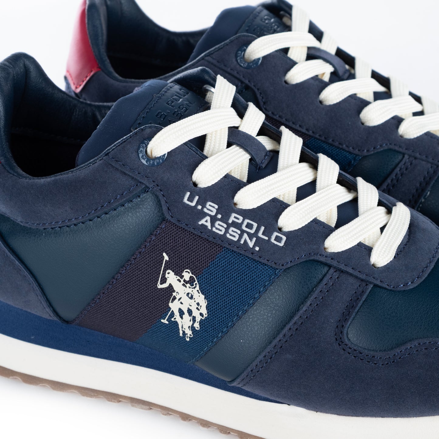 Ténis Homem Us Polo Azul e Vermelho