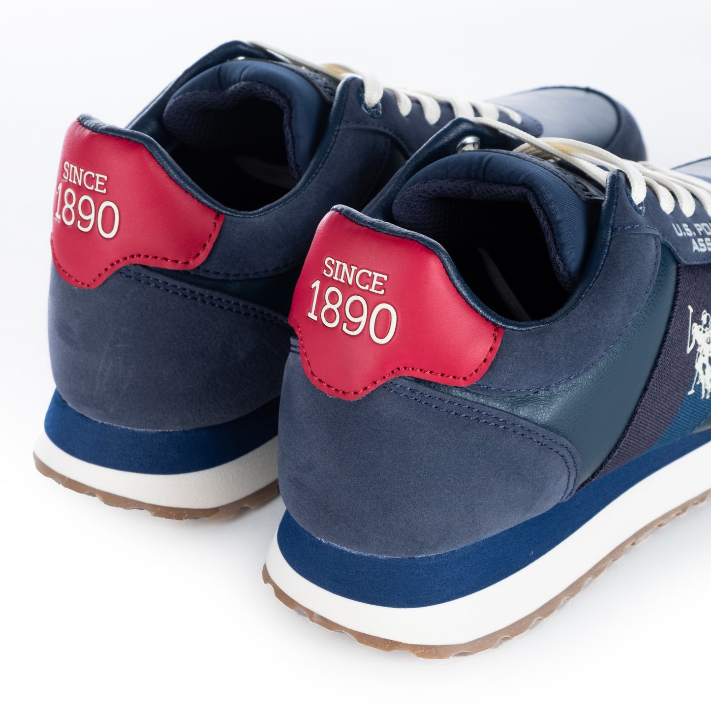 Ténis Homem Us Polo Azul e Vermelho